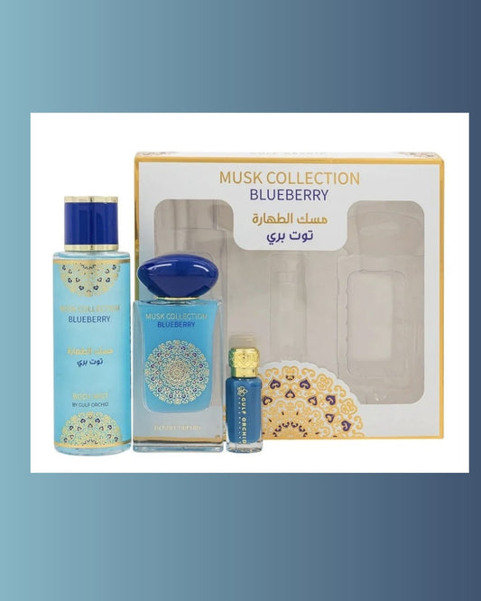 Gulf  Orchid Giftset Musk Collection Blueberry 3 Pcs